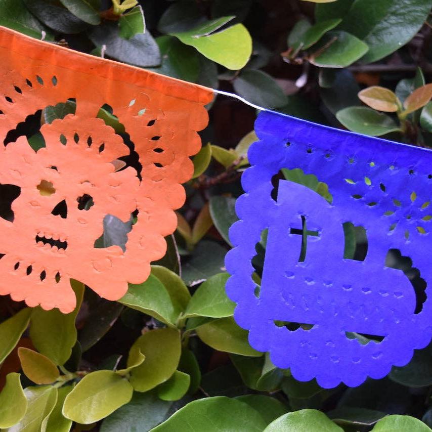 Mini Day of the Dead Papel Picado - Recetas Fair Trade