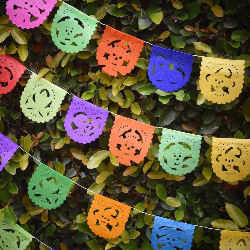 Mini Day of the Dead Papel Picado - Recetas Fair Trade