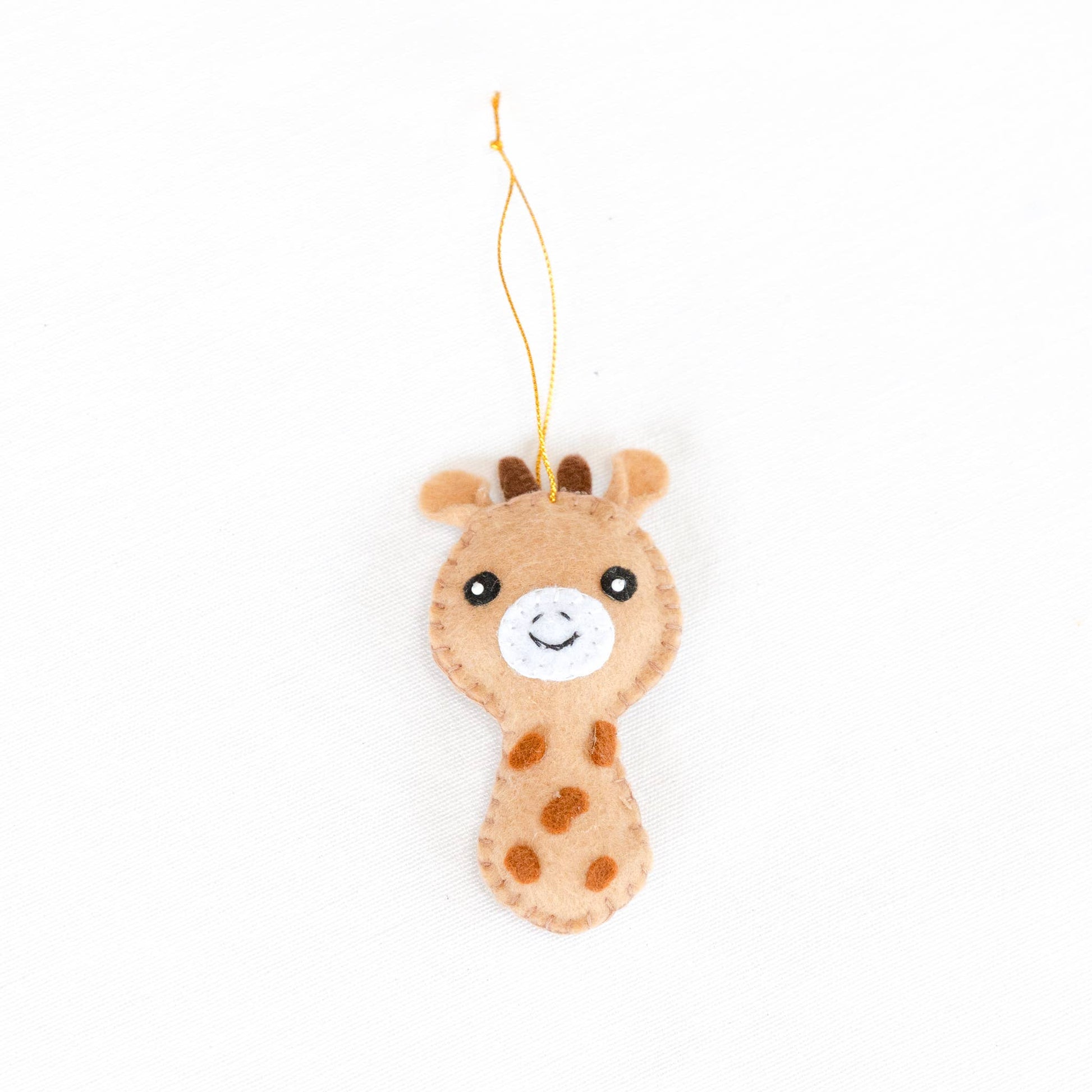 Mini Giraffe Felt Ornament - Recetas Fair Trade