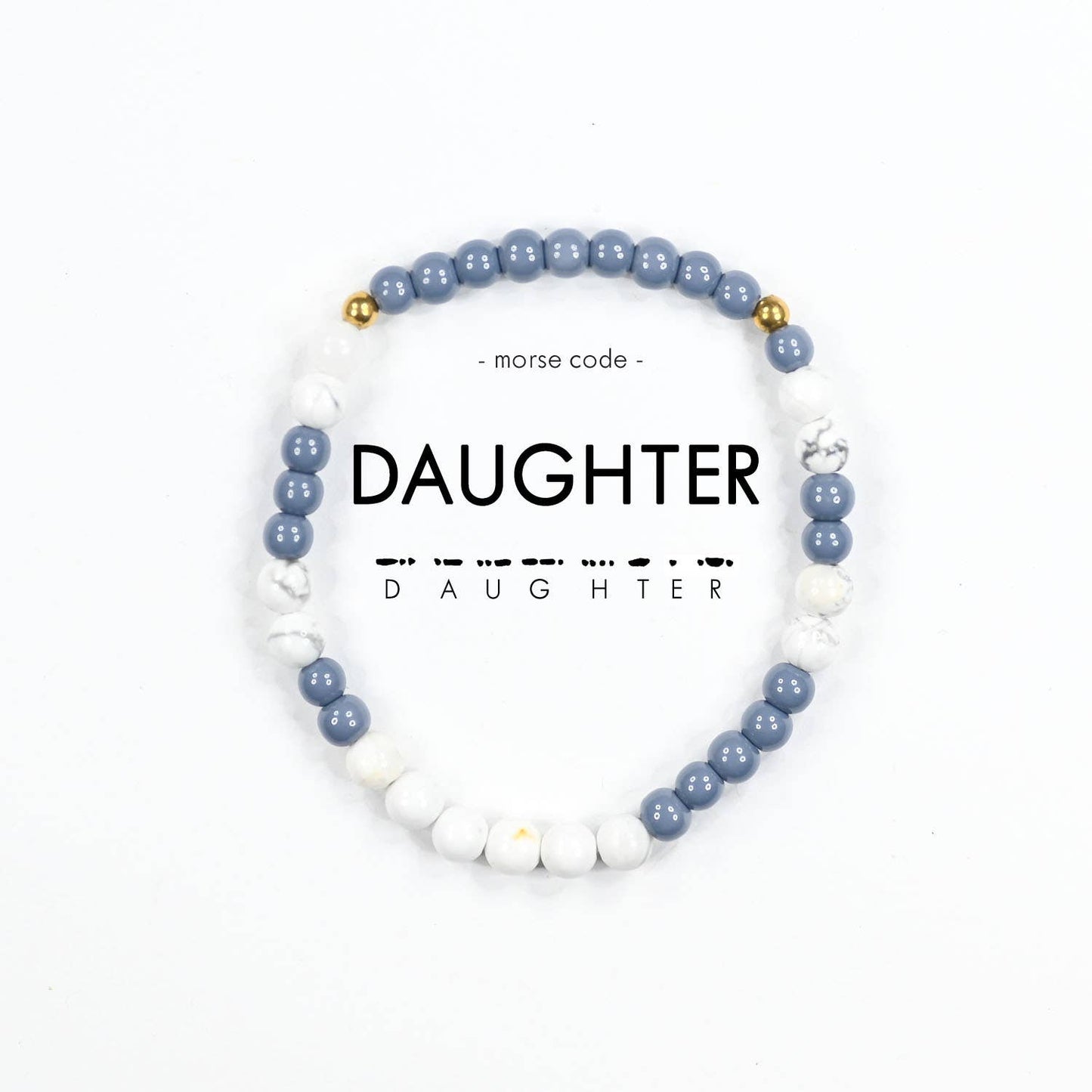 MINI Morse Code Bracelet | Daughter - Recetas Fair Trade