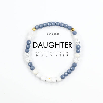 MINI Morse Code Bracelet | Daughter - Recetas Fair Trade