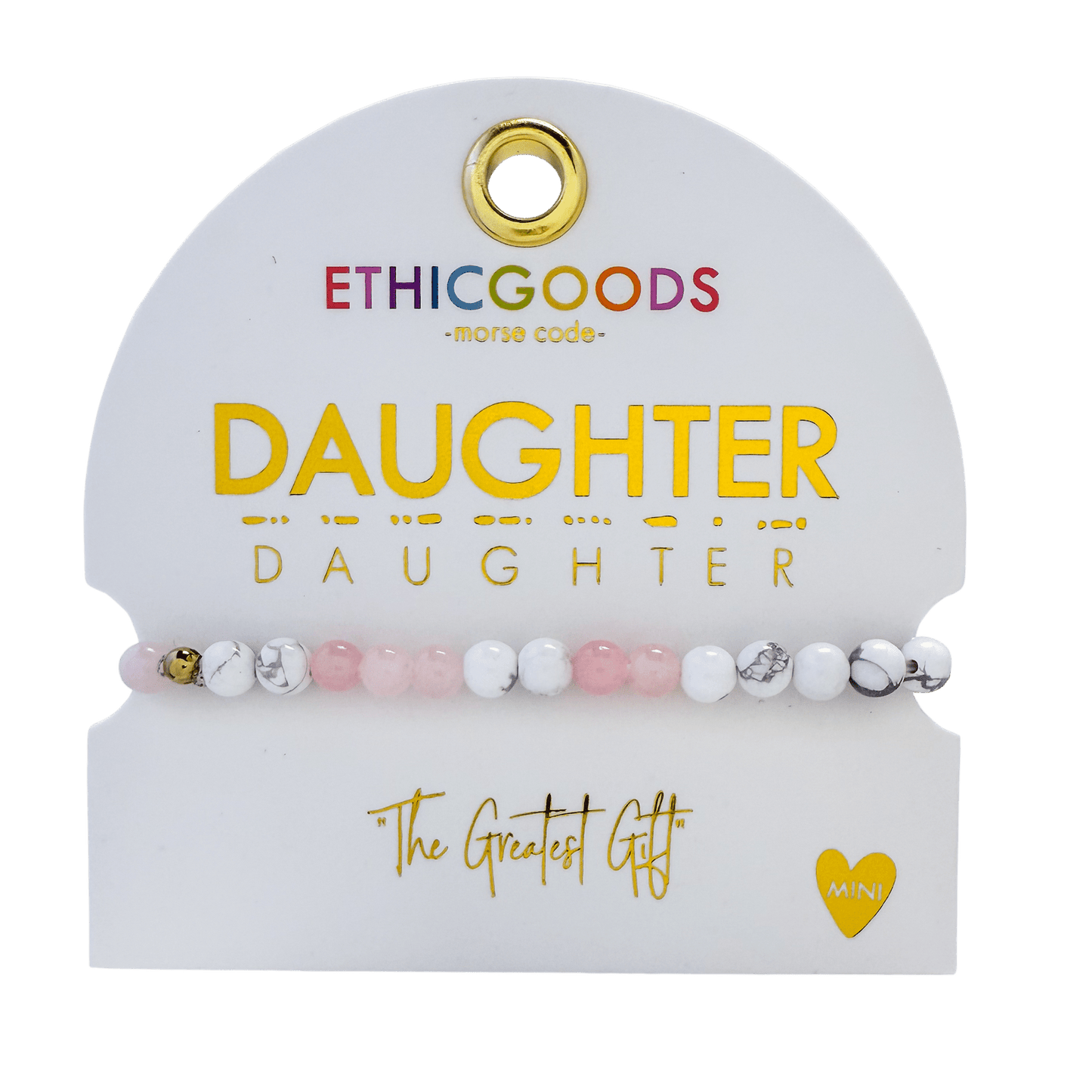 MINI Morse Code Bracelet | Daughter - Recetas Fair Trade