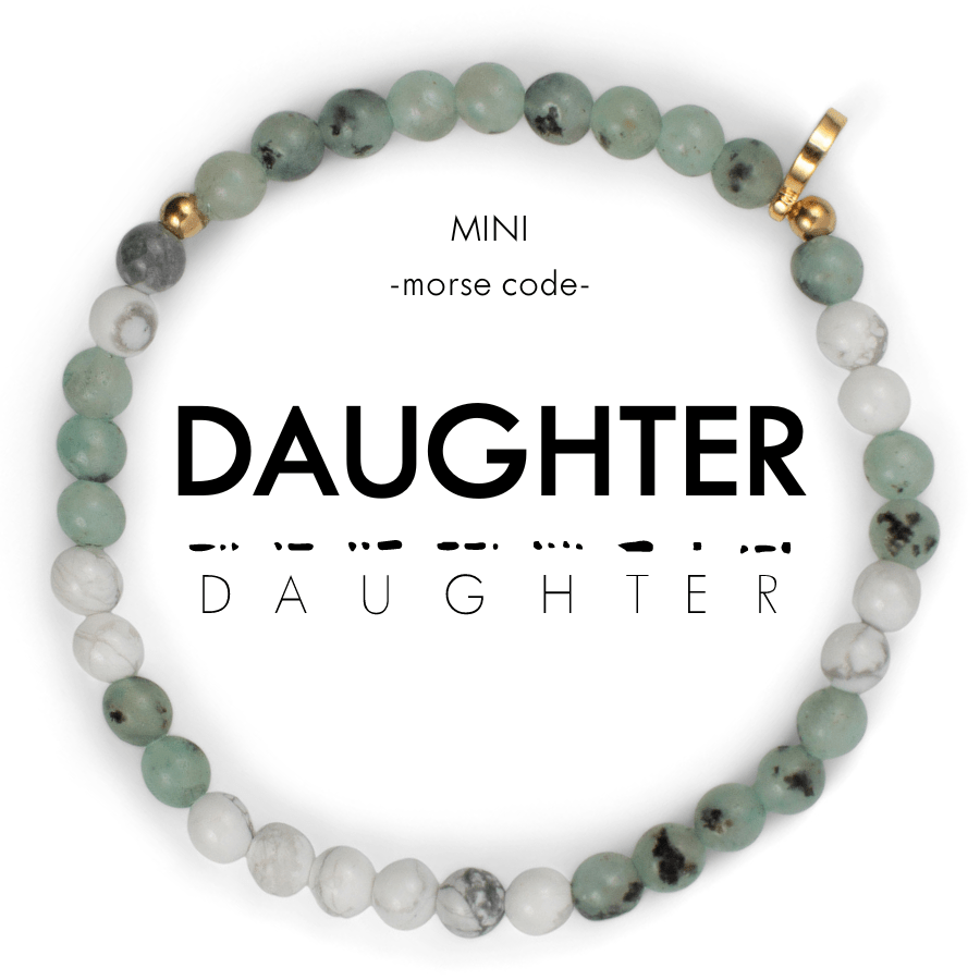 MINI Morse Code Bracelet | Daughter - Recetas Fair Trade