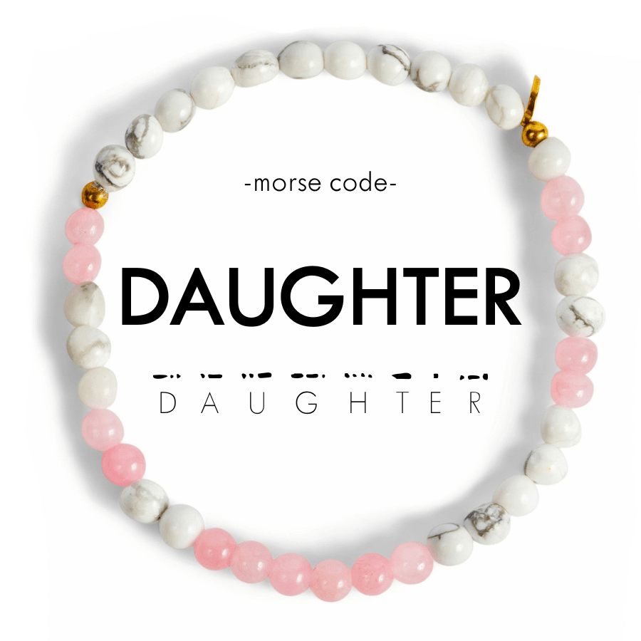 MINI Morse Code Bracelet | Daughter - Recetas Fair Trade