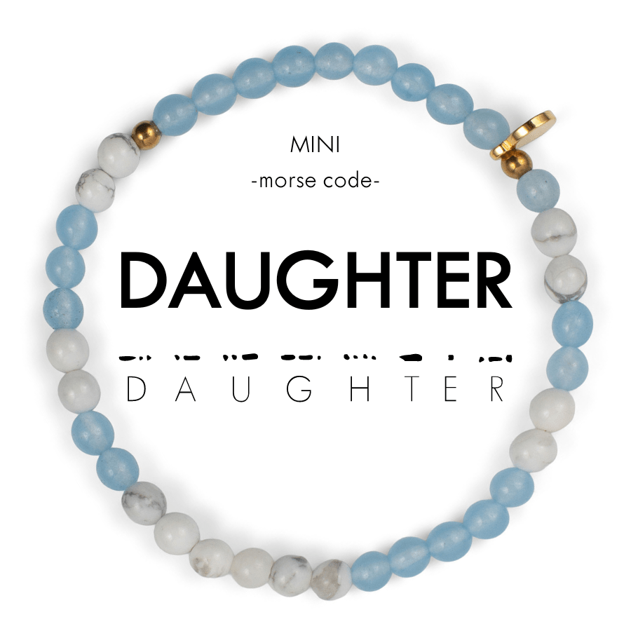 MINI Morse Code Bracelet | Daughter - Recetas Fair Trade
