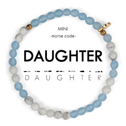 MINI Morse Code Bracelet | Daughter - Recetas Fair Trade