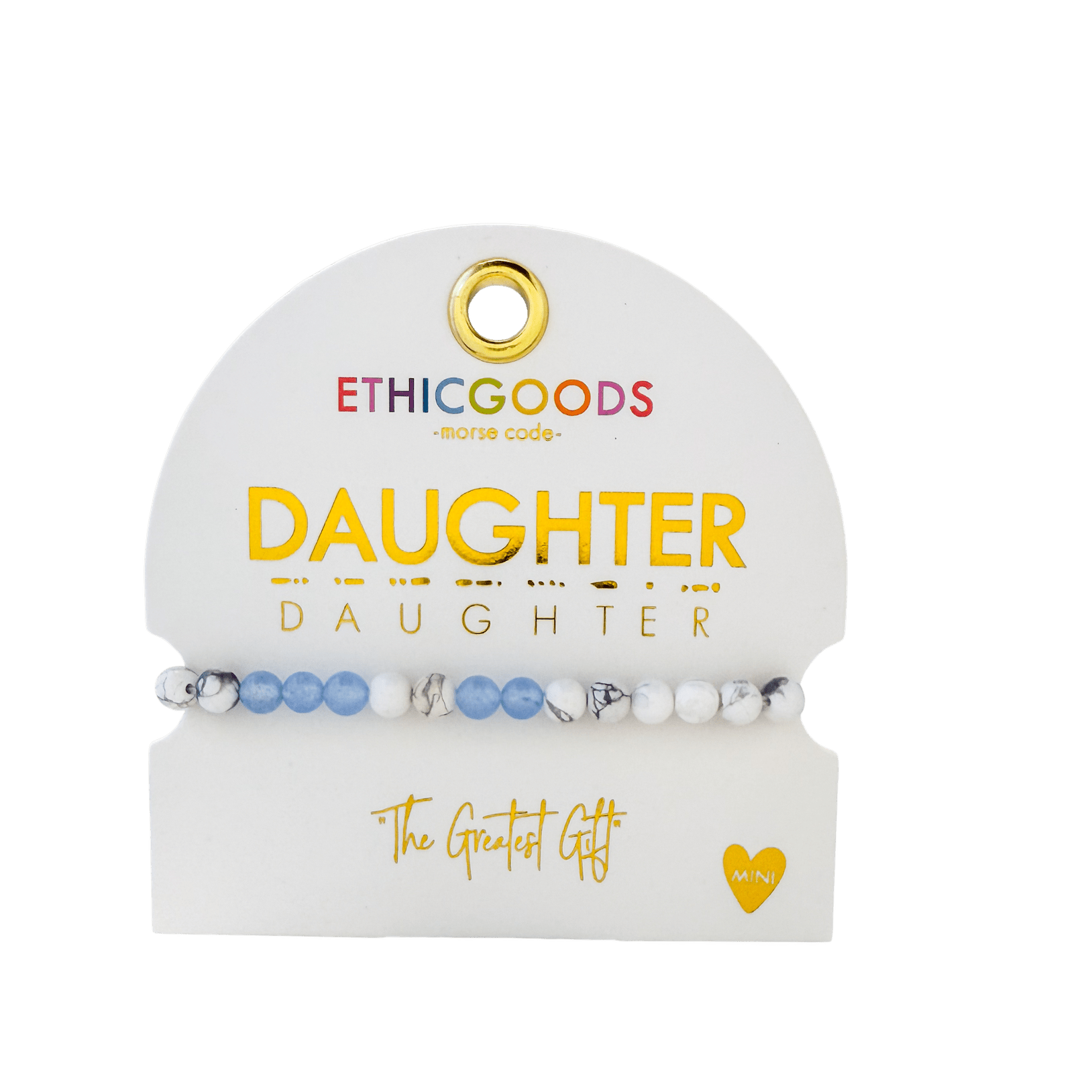 MINI Morse Code Bracelet | Daughter - Recetas Fair Trade