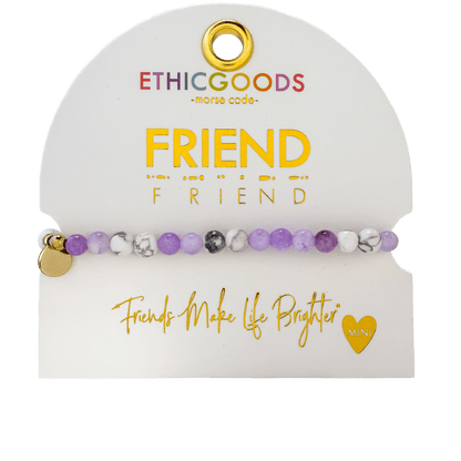 MINI Morse Code Bracelet | FRIEND - Recetas Fair Trade