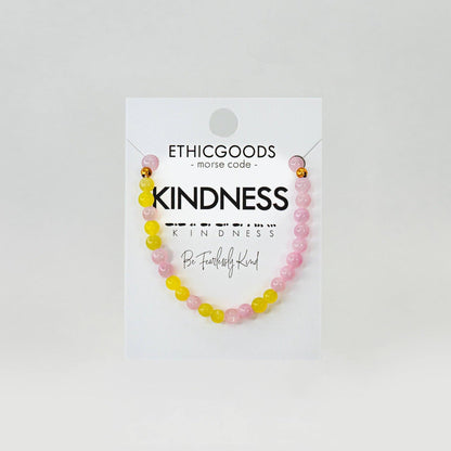 MINI Morse Code Bracelet | KINDNESS - Recetas Fair Trade