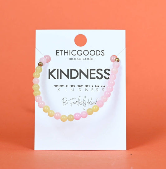 MINI Morse Code Bracelet | KINDNESS - Recetas Fair Trade
