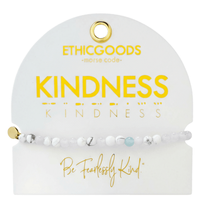 Morse Code Bracelet | KINDNESS - Recetas Fair Trade