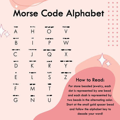 Morse Code Bracelet | KINDNESS - Recetas Fair Trade