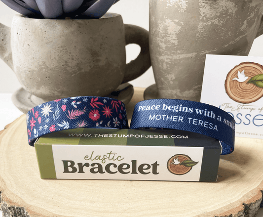 Mother Teresa Reversible Elastic Bracelet - Recetas Fair Trade