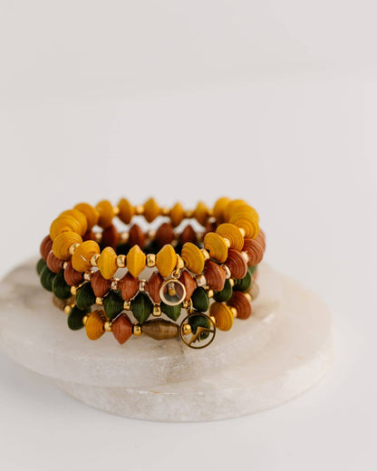 Mustard Seed Faith Bracelet Set - Recetas Fair Trade