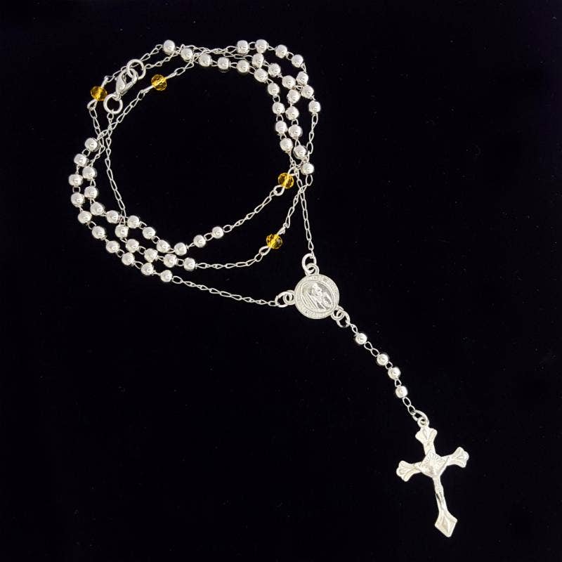 Mystery Silver Rosary - Recetas Fair Trade