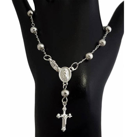 Mystery Silver Rosary Bracelet - Recetas Fair Trade