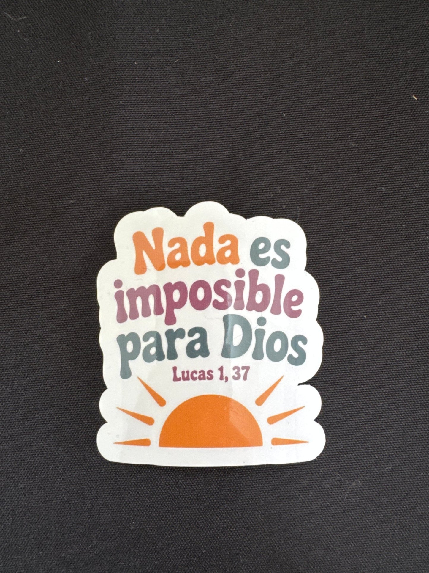 Nada es imposible Sticker - Recetas Fair Trade