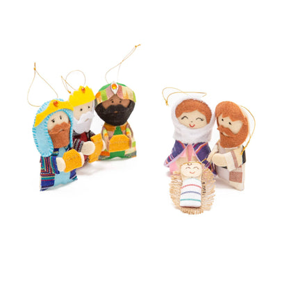 Nativity Ornament & Puppet Set - Recetas Fair Trade