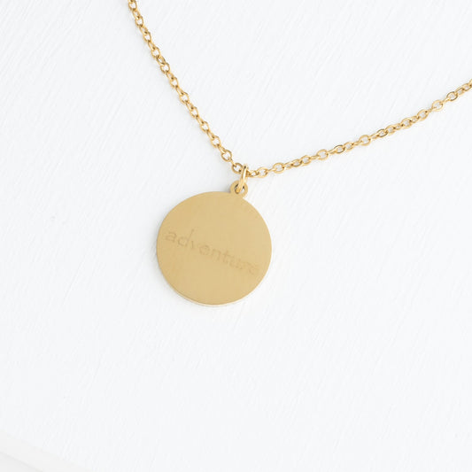 Ocean Adventure Necklace in Gold - Recetas Fair Trade