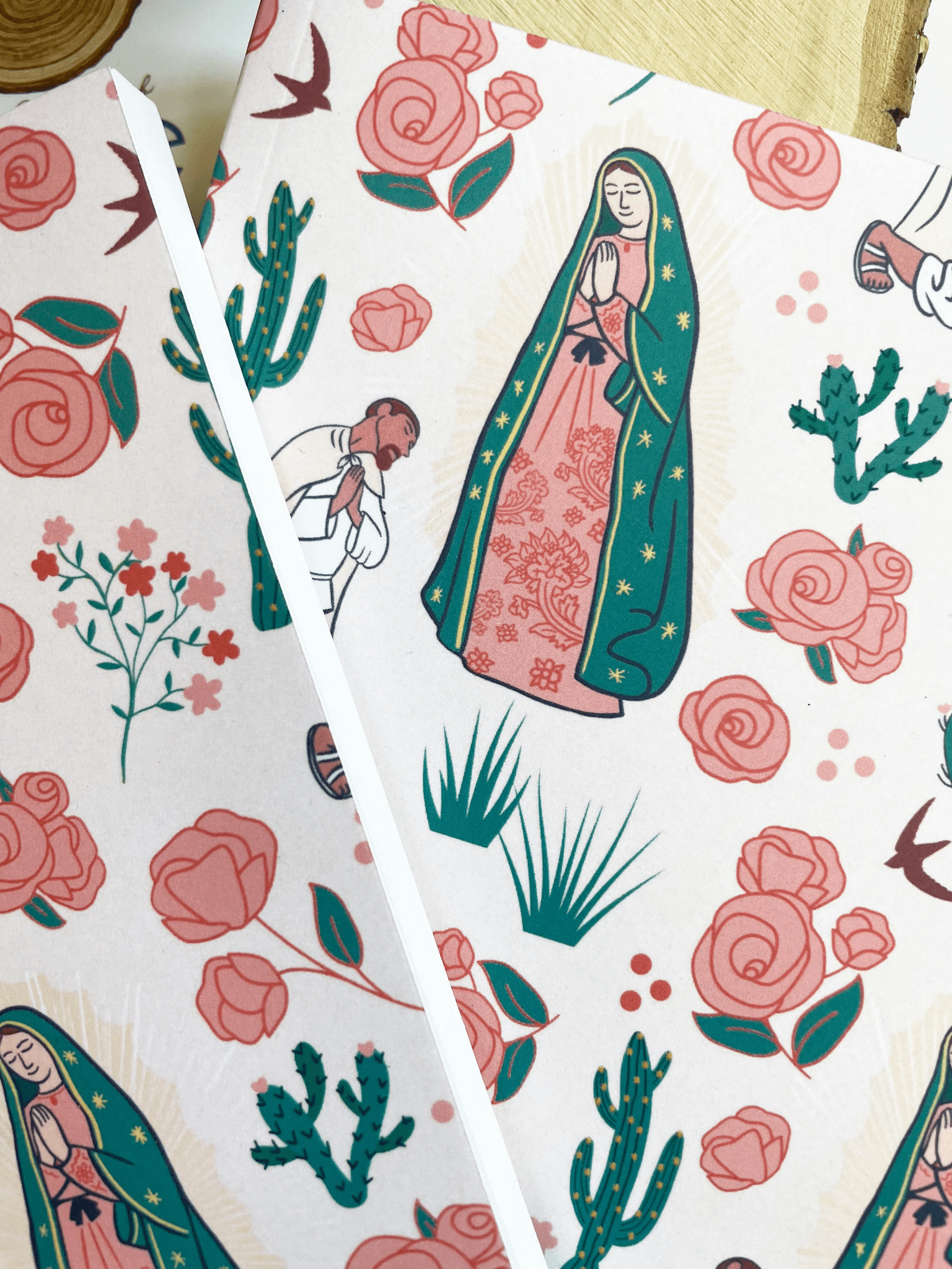 Our Lady of Guadalupe and St. Juan Diego Notebook - Recetas Fair Trade