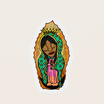 Our Lady of Guadalupe - Eco - Safe Sticker - Recetas Fair Trade