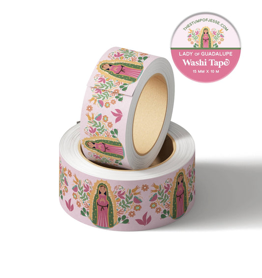 Our Lady of Guadalupe Washi Tape  | 15mm x 10m - Recetas Fair Trade