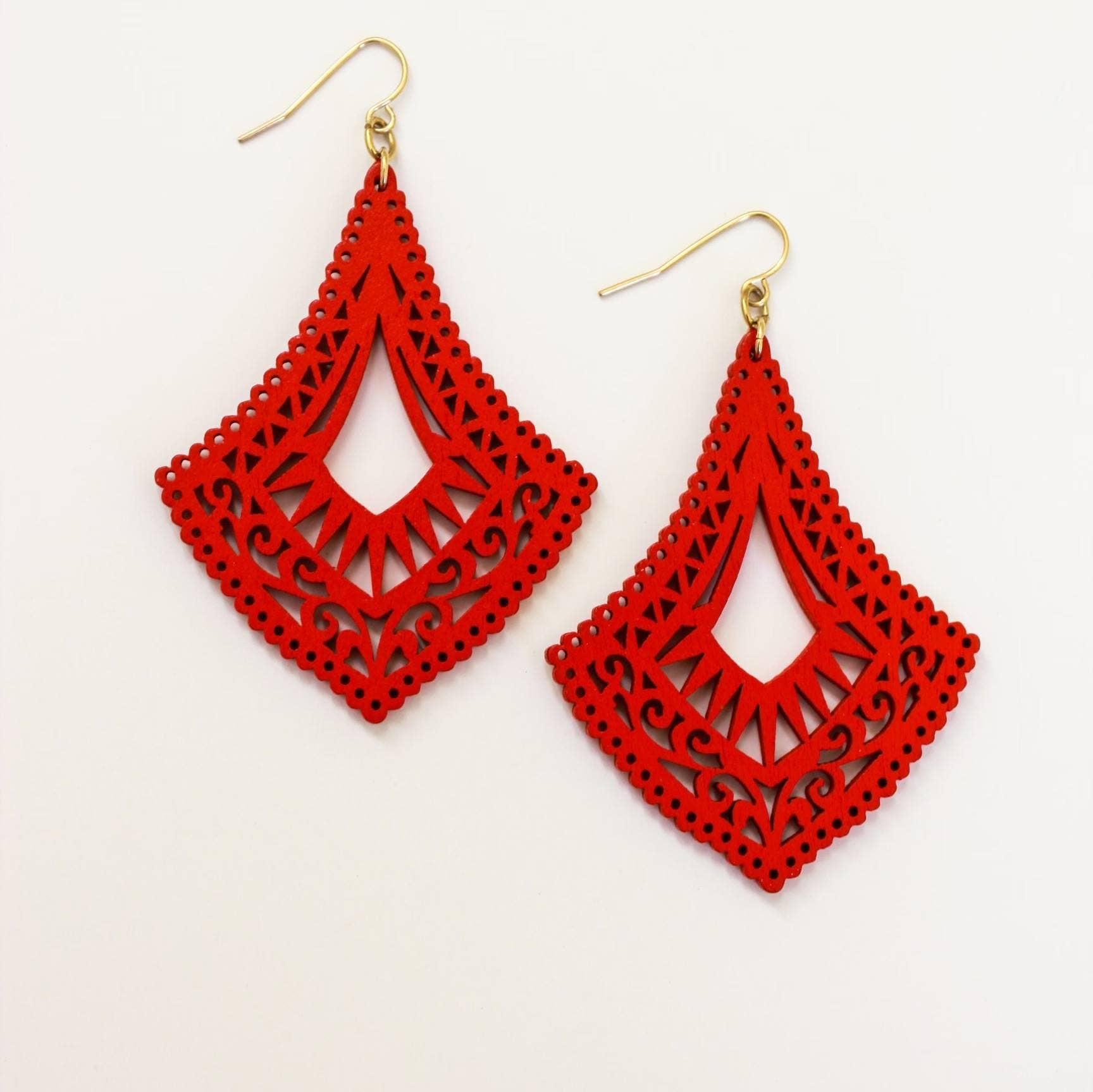 Papel Picado Earrings - Recetas Fair Trade