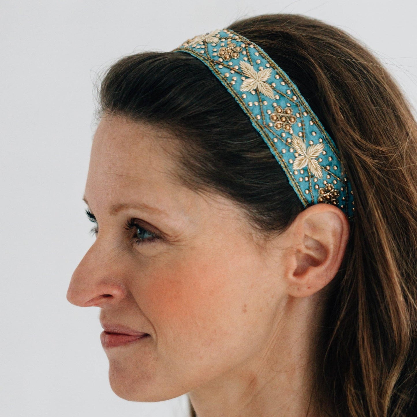 Patti Floral Beaded Headband - Recetas Fair Trade