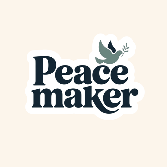 Peace Maker Sticker - Recetas Fair Trade