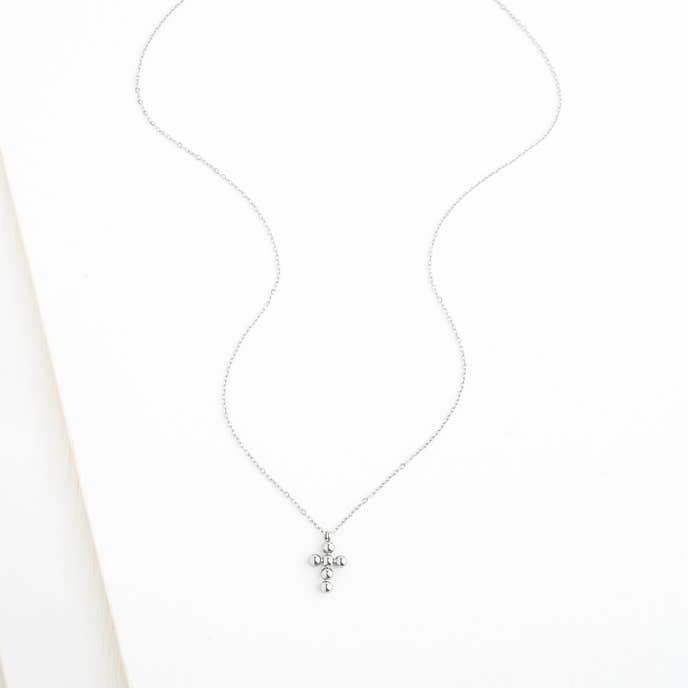 Perfect Harmony Silver Cross Necklace - Recetas Fair Trade