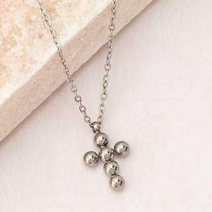 Perfect Harmony Silver Cross Necklace - Recetas Fair Trade