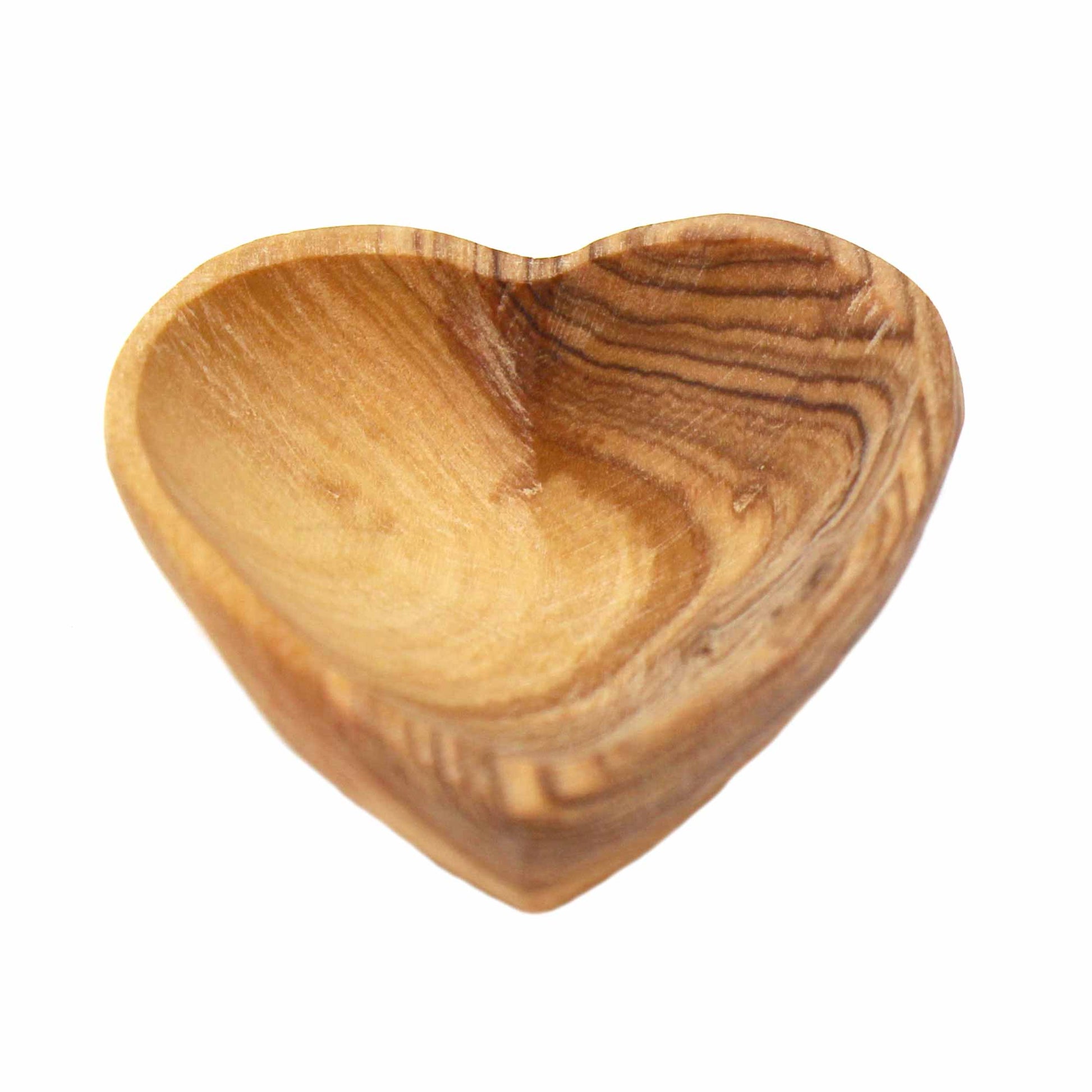 Petite Olive Wood Heart Bowls - Pack of 2 - Recetas Fair Trade