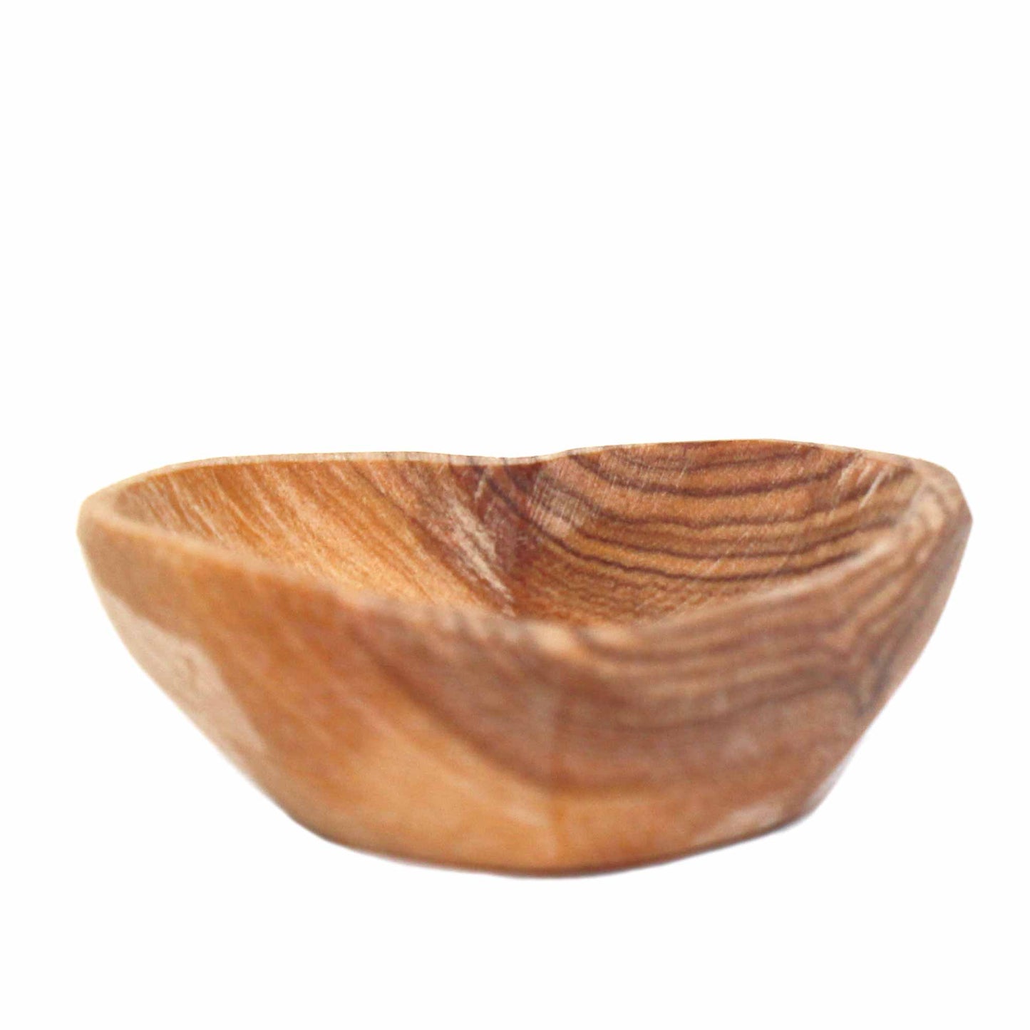 Petite Olive Wood Heart Bowls - Pack of 2 - Recetas Fair Trade