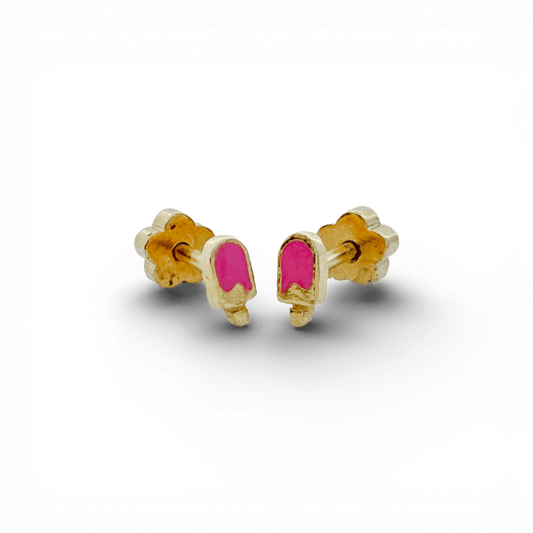 Popsicle Tiny Stud Earrings - Recetas Fair Trade