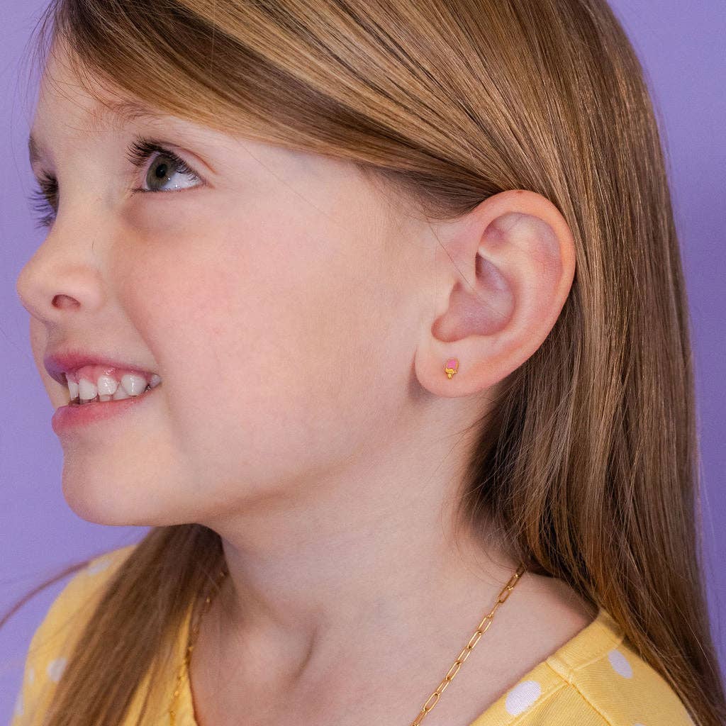 Popsicle Tiny Stud Earrings - Recetas Fair Trade