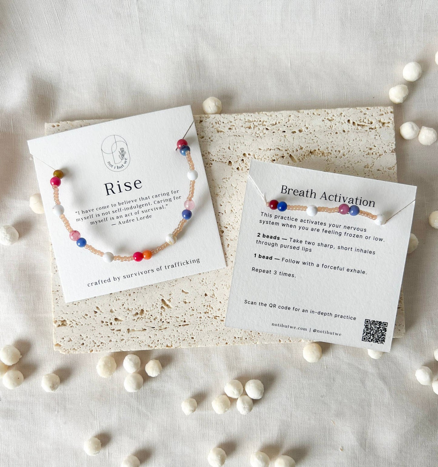 Rise Mindfulness Bracelet - Recetas Fair Trade