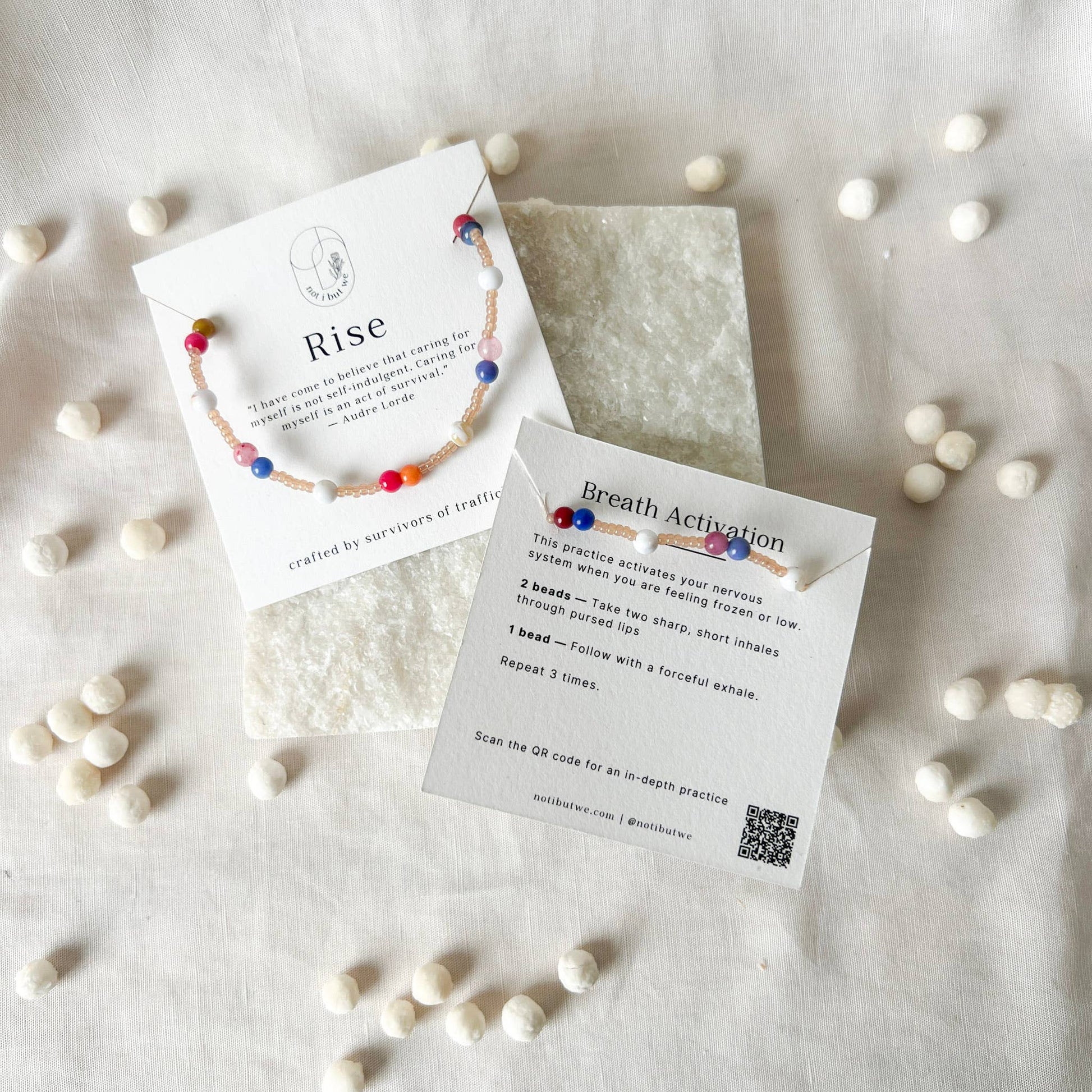 Rise Mindfulness Bracelet - Recetas Fair Trade