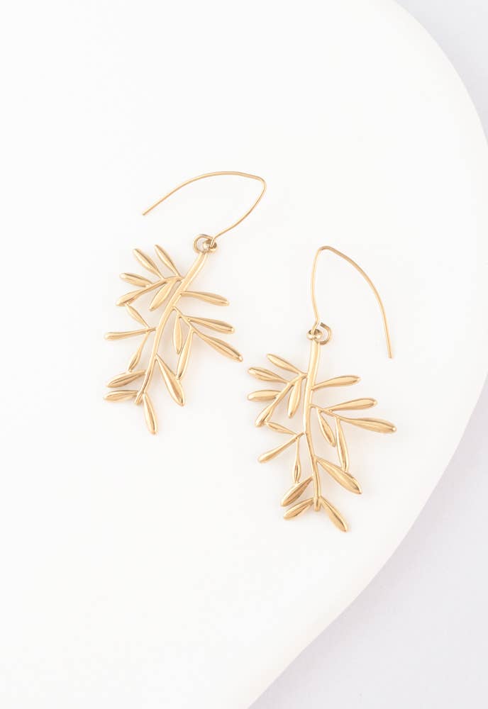 Rooted & Rising Branch Earrings - Recetas Fair Trade