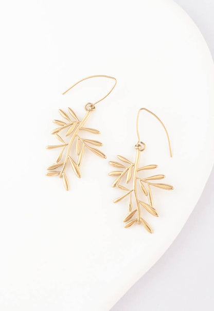 Rooted & Rising Branch Earrings - Recetas Fair Trade