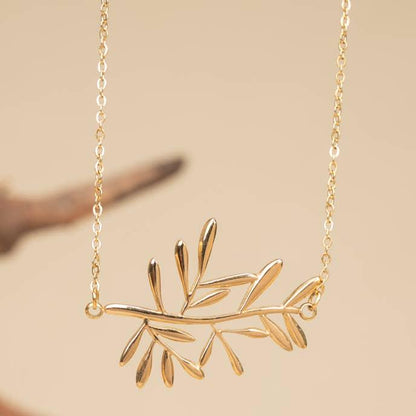 Rooted & Rising Branch Necklace - Recetas Fair Trade