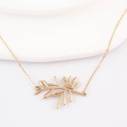 Rooted & Rising Branch Necklace - Recetas Fair Trade