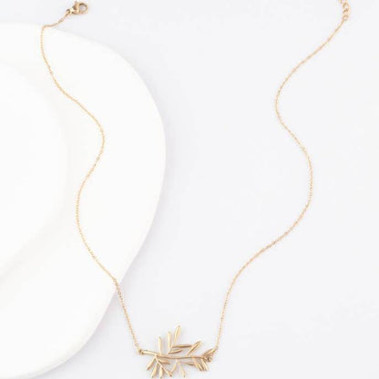 Rooted & Rising Branch Necklace - Recetas Fair Trade