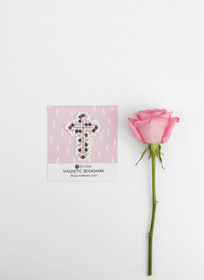 Rose Cross Magnetic Bookmark - Recetas Fair Trade