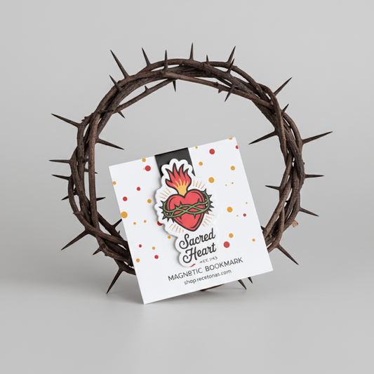 Sacred Heart Magnetic Bookmark - Recetas Fair Trade