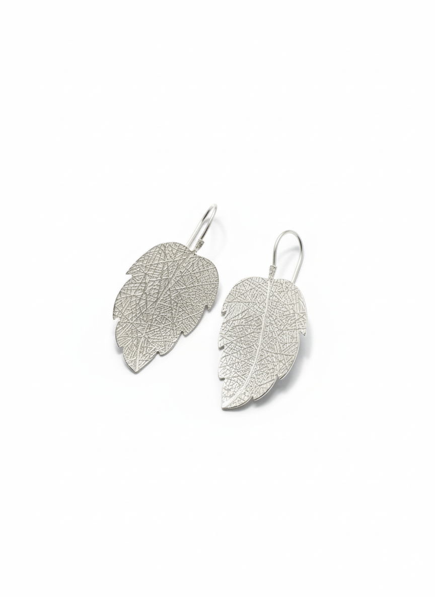🌿 Sacred Leaf Earrings - Recetas Fair Trade