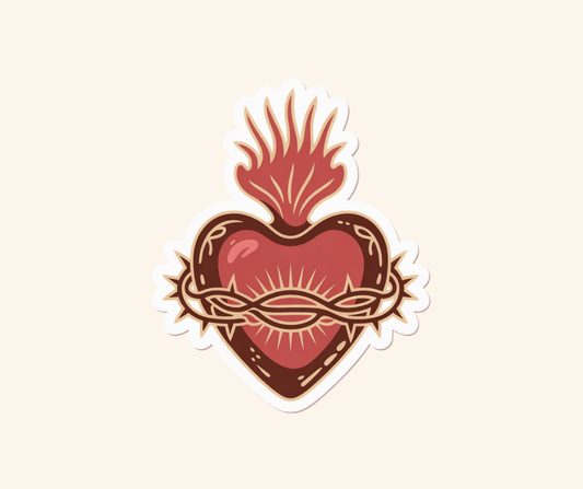Sagrado Corazón Sticker - Recetas Fair Trade