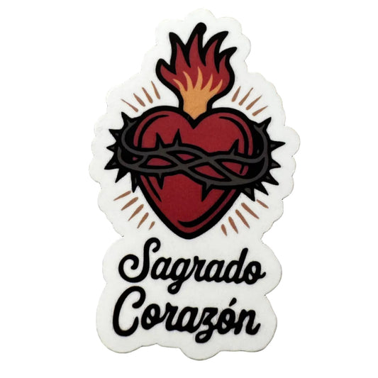 Sagrado Corazón Sticker - Recetas Fair Trade