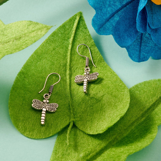 Sakti Dragonfly Earrings - Recetas Fair Trade