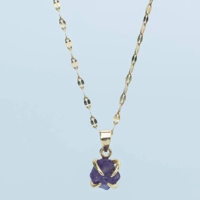 Shine Necklace in Amethyst - Recetas Fair Trade