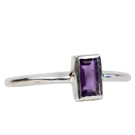 Silver Amethyst Ring - Recetas Fair Trade